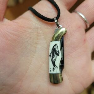 Orca Knife Necklace